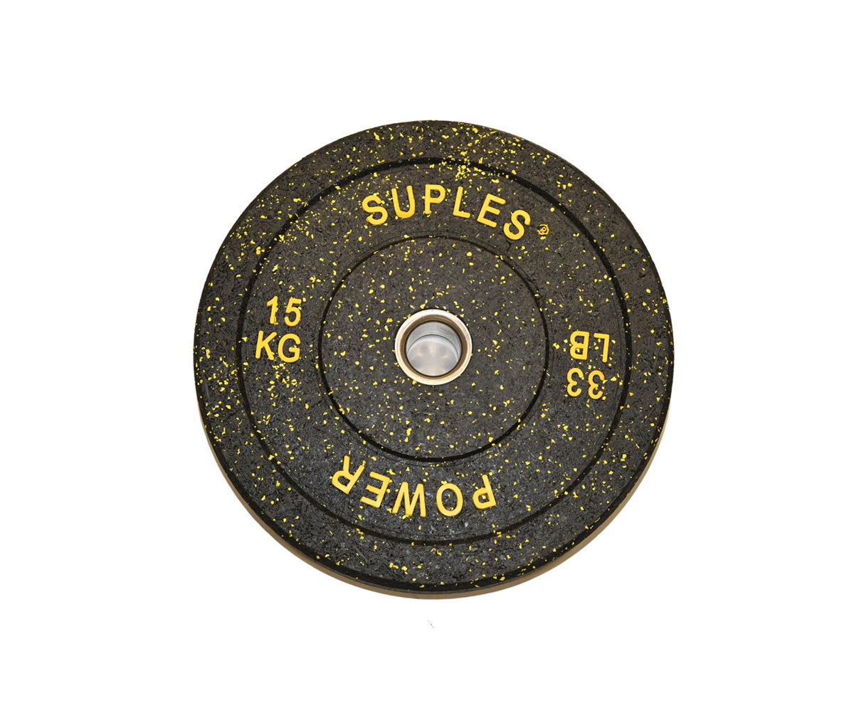 Suples Bumper Plates (pair) - 2 x 15kg/33lbs