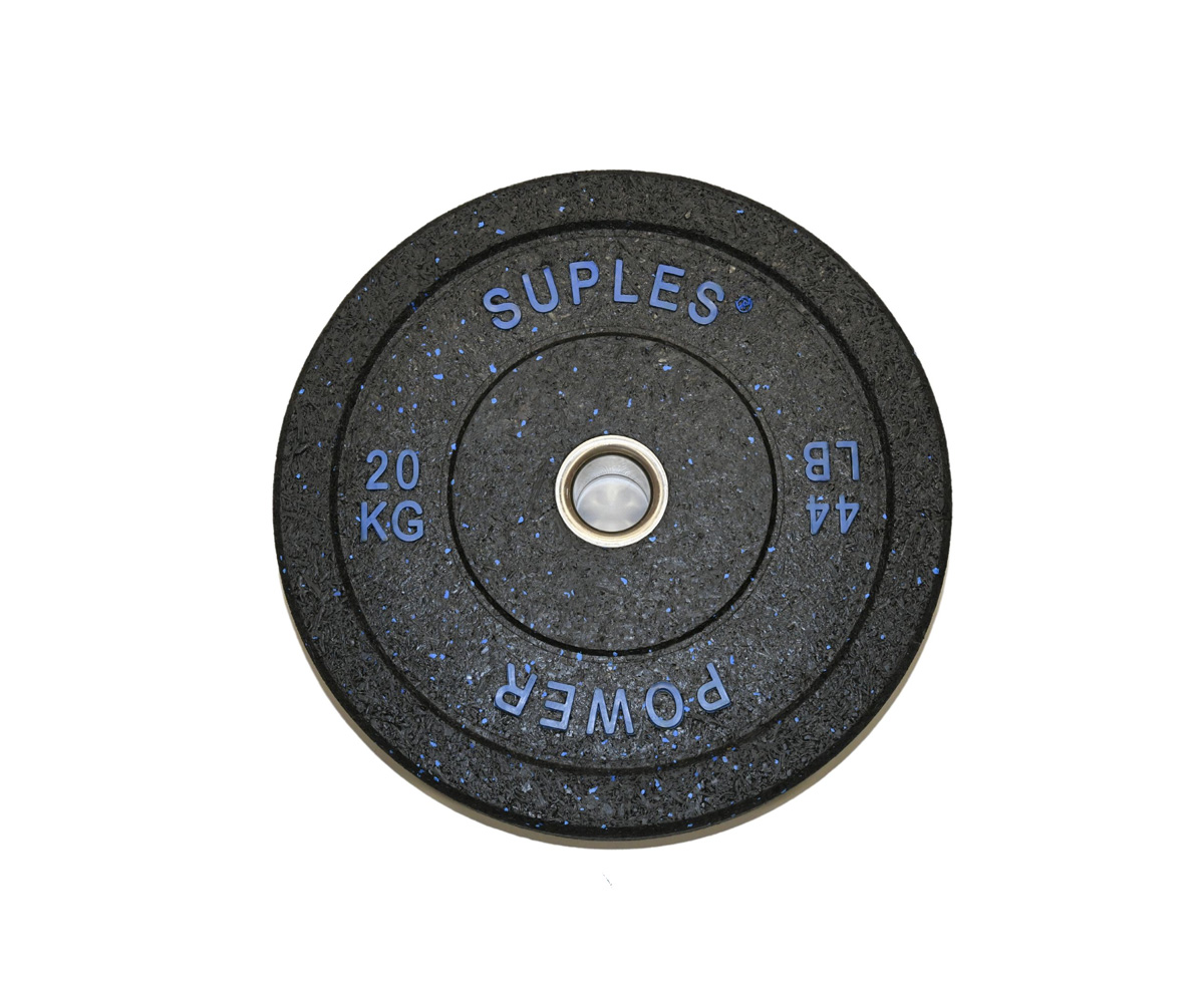 Suples Bumper Plates (pair) - 2 x 20kg/44lbs