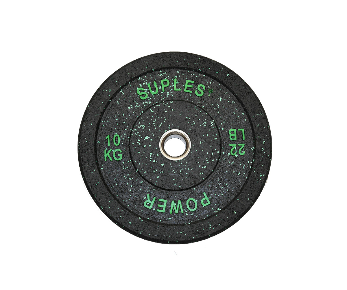 Suples Bumper Plates (pair) - 2 x 10kg/22lbs